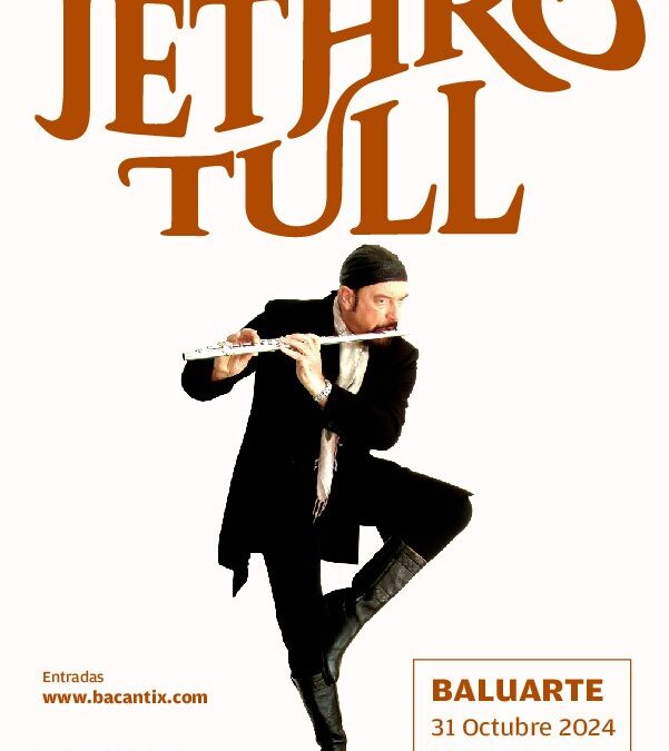 Cartel concierto de la banda británica Jethro Tull