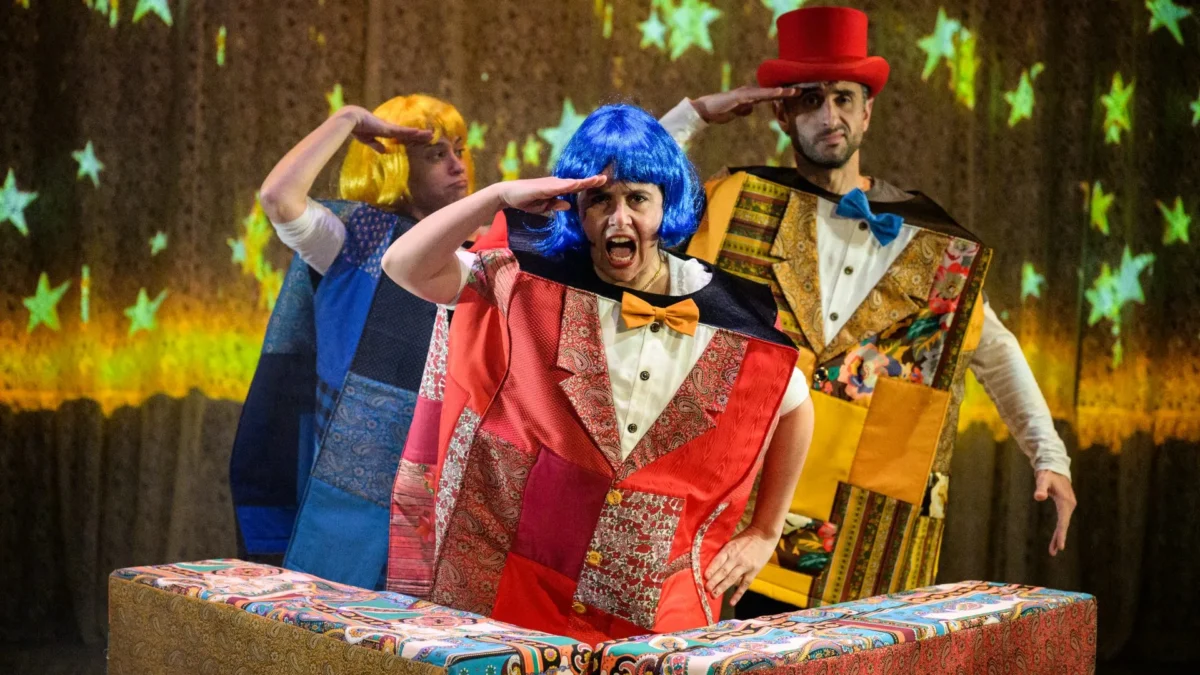 Escena de la obra ¿quien nos disparó?