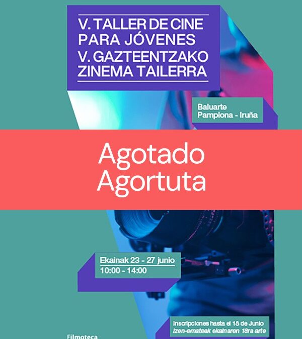 Cartel Taller Cine para jóvenes