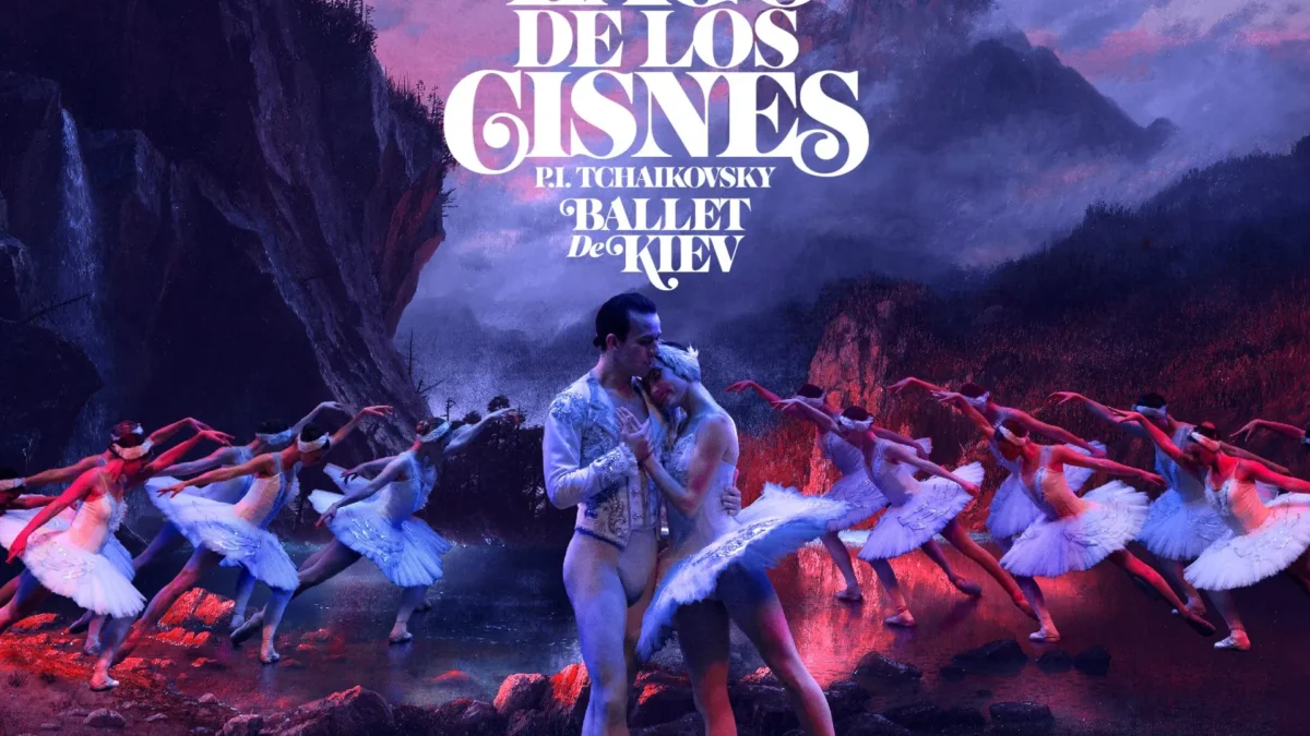 Cartel El lago de los Cisnes