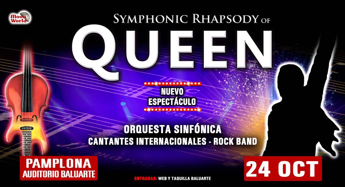Cartel Symphonic Rhapsody of Queen