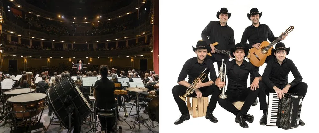 La Pamplona y puro relajo imagenes de ambos grupos