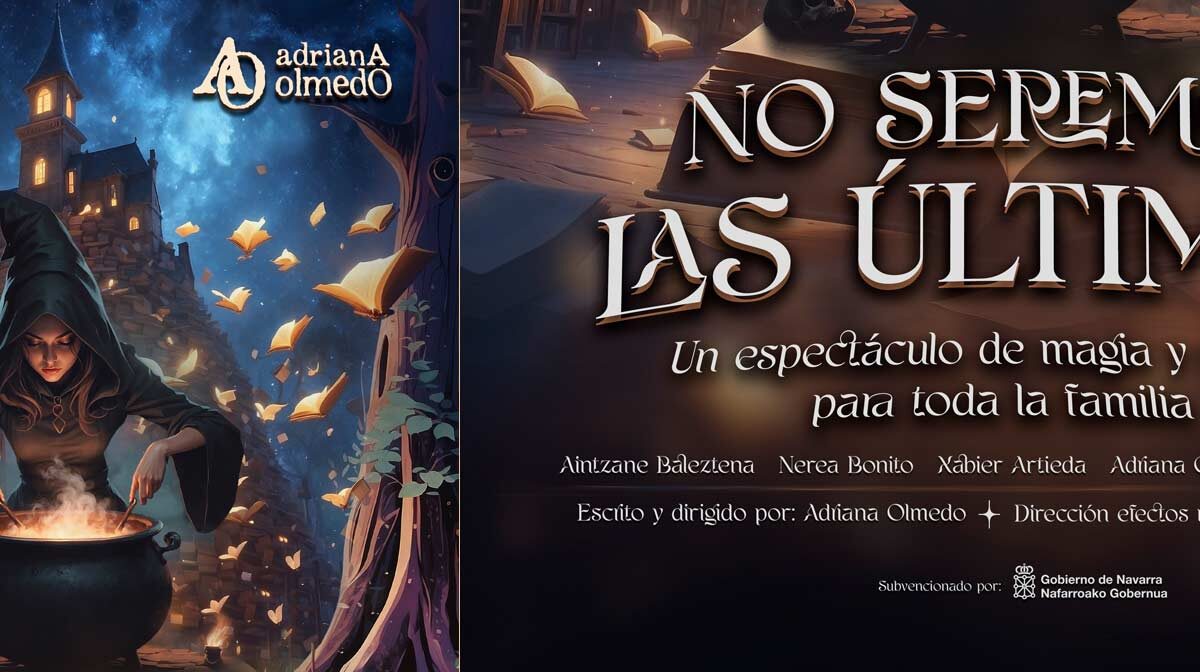 Cartel espectáculo de magia y música titulado no seremos las últimas