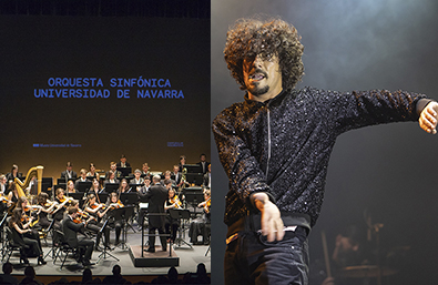El bailarín de flamenco Jesús Carmona y la Orquesta Sinfónica Universidad